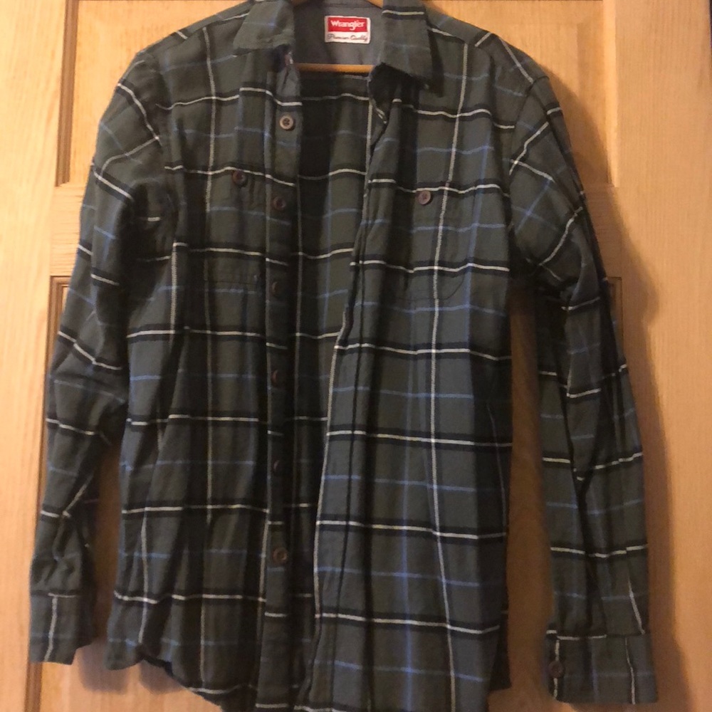Dark Green Flannel